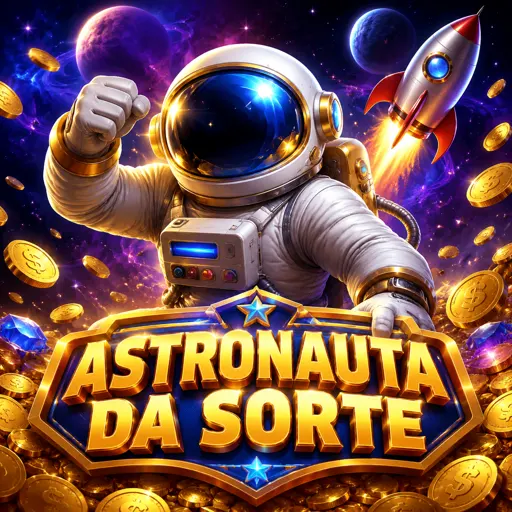 Cartão do jogo Spaceman com astronauta